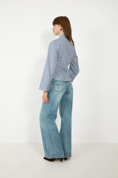 Fenli Check Shirt - Blue