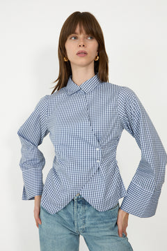 Fenli Check Shirt - Blue