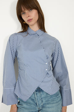 Fenli Check Shirt - Blue
