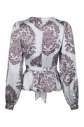 Rista Deco Drop Blouse - Light Blue