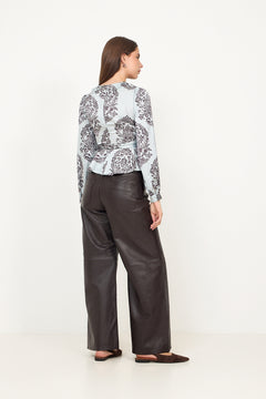 Rista Deco Drop Blouse - Light Blue