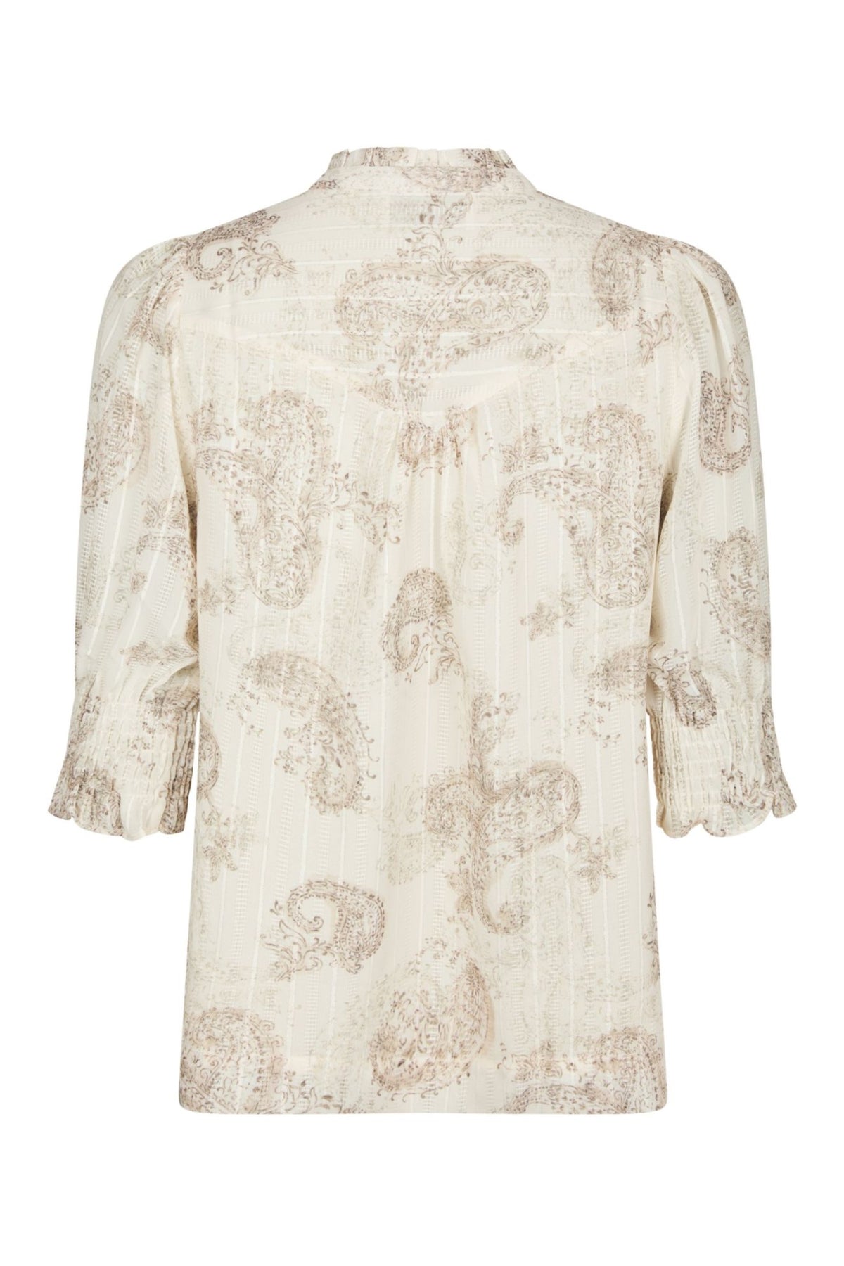 Diana Faded Paisley Blouse - Sand