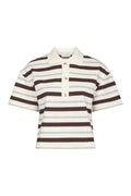 Vennera Triple Stripe Polo Tee - Grey