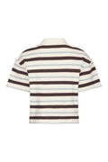 Vennera Triple Stripe Polo Tee - Grey