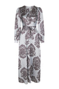 Bretti Deco Drop Dress - Light Blue