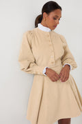 Livunn Cord Dress - Creme