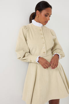 Livunn Cord Dress - Creme