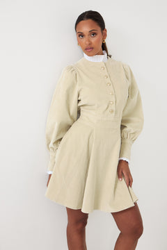 Livunn Cord Dress - Creme