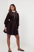 Livunn Cord Dress - Brown