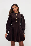 Livunn Cord Dress - Brown