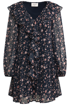 Hellvi Floral Mini Dress - Navy Flower