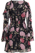 Lumi Mini Dress - Black Floral