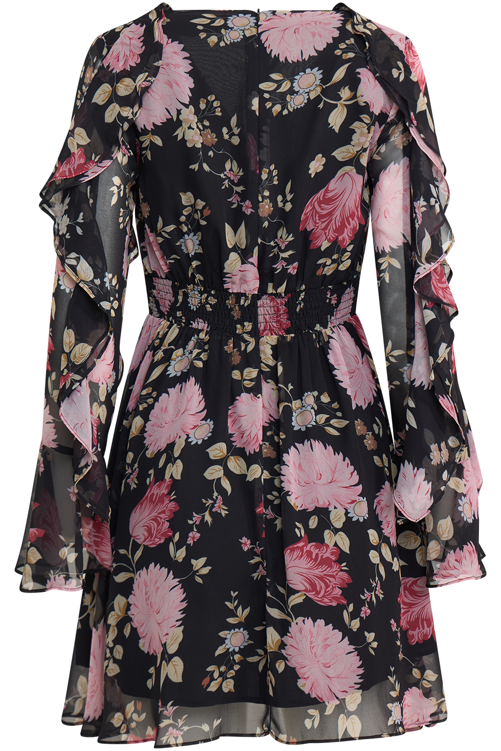 Lumi Mini Dress - Black Floral