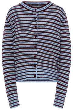 Milvi Stripe Cardigan - Port Royale