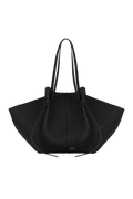 Large Mochi Pebble Grain Leather - Black