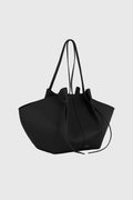 Large Mochi Pebble Grain Leather - Black