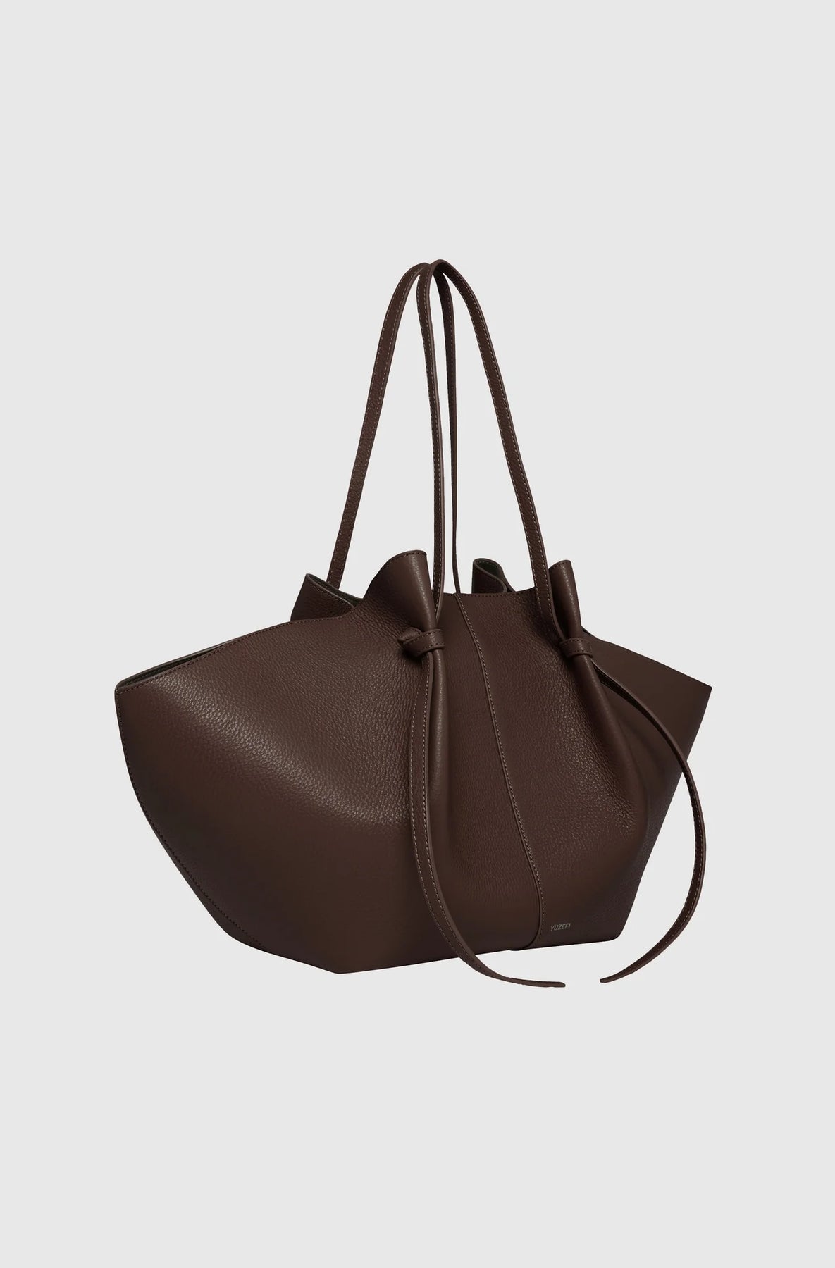 Large Mochi Pebble Grain Leather - Espresso