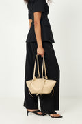 Mochi Pebble Grain Leather - Angora