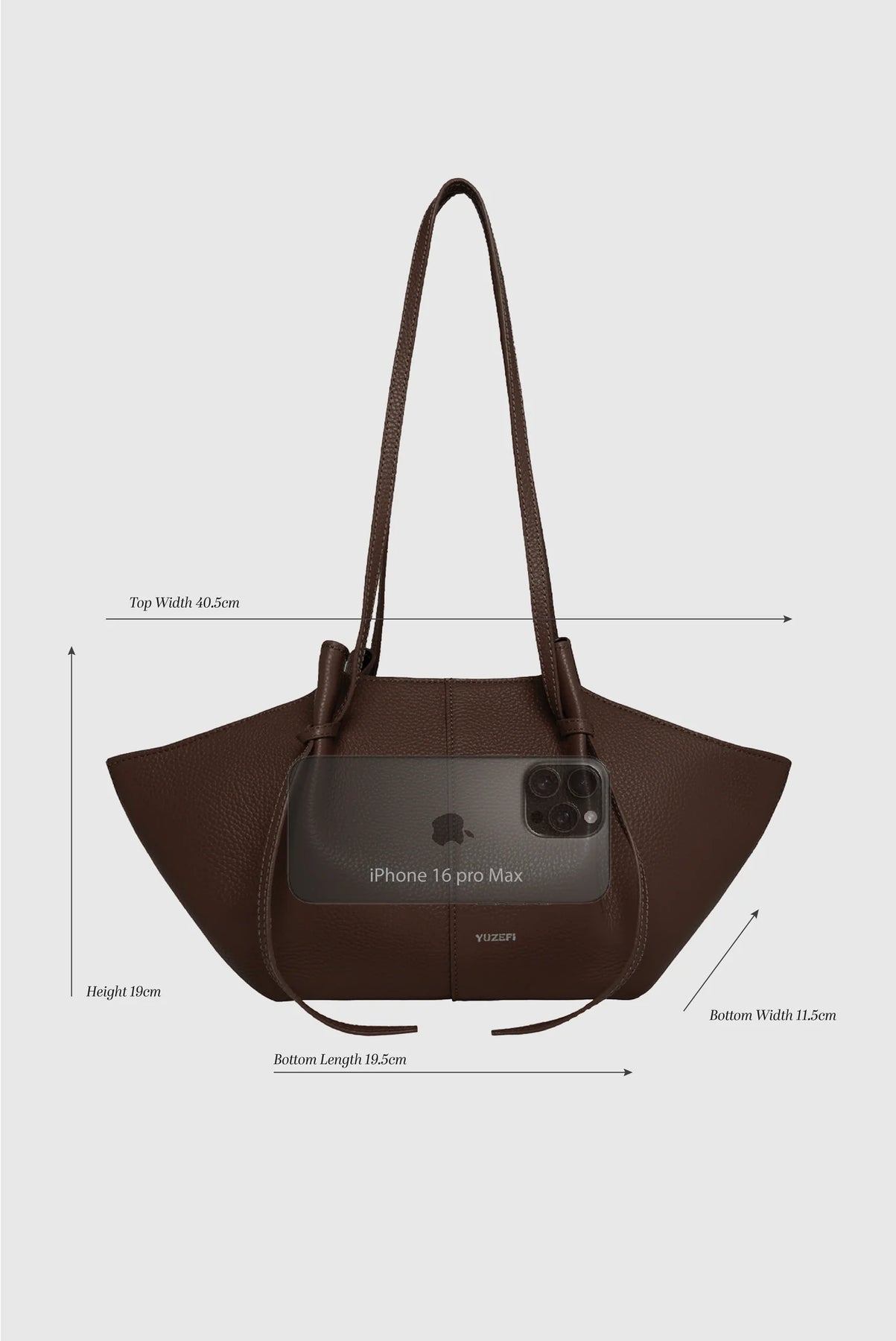 Mochi Pebble Grain Leather - Angora