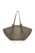 Large Mochi Pebble Grain Leather - Taupe