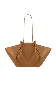 Large Mochi Pebble Grain Leather - Hazel