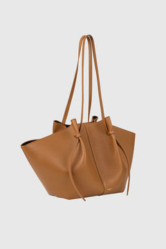 Large Mochi Pebble Grain Leather - Hazel
