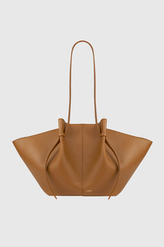 Large Mochi Pebble Grain Leather - Hazel