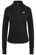 Atheltics Heat Grid 1/2 Zip - Black