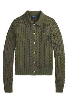 Sweater-Cardigan - Dense Olive
