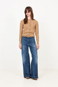 Sweater-Cardigan - Collection Camel Melange