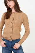 Sweater-Cardigan - Collection Camel Melange