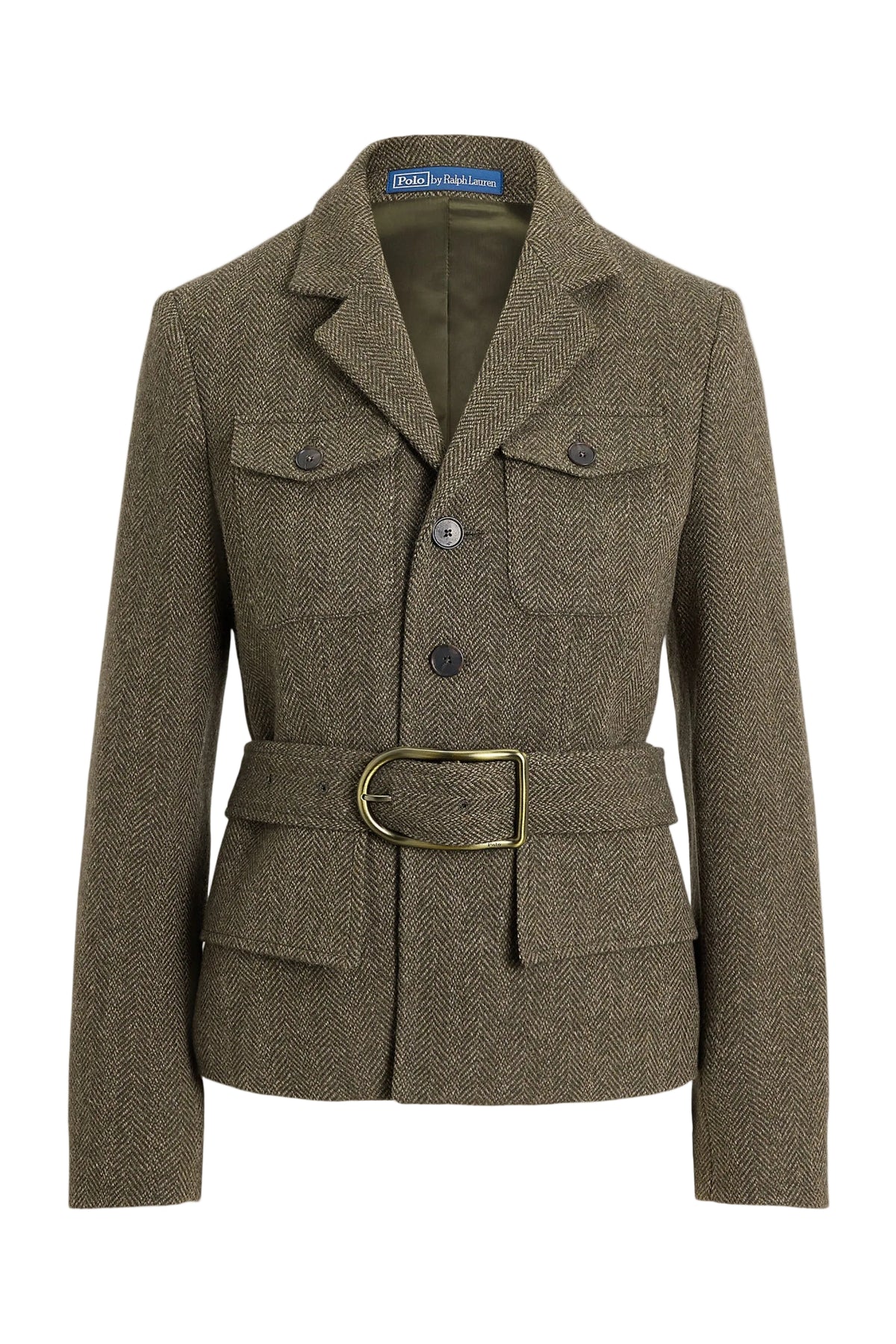 Woven-Blazer/Sport Coat - Loden Herringbone