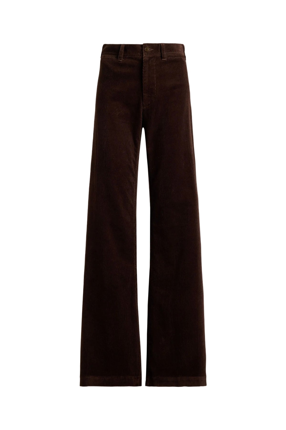 Woven Flare Pants - Brown