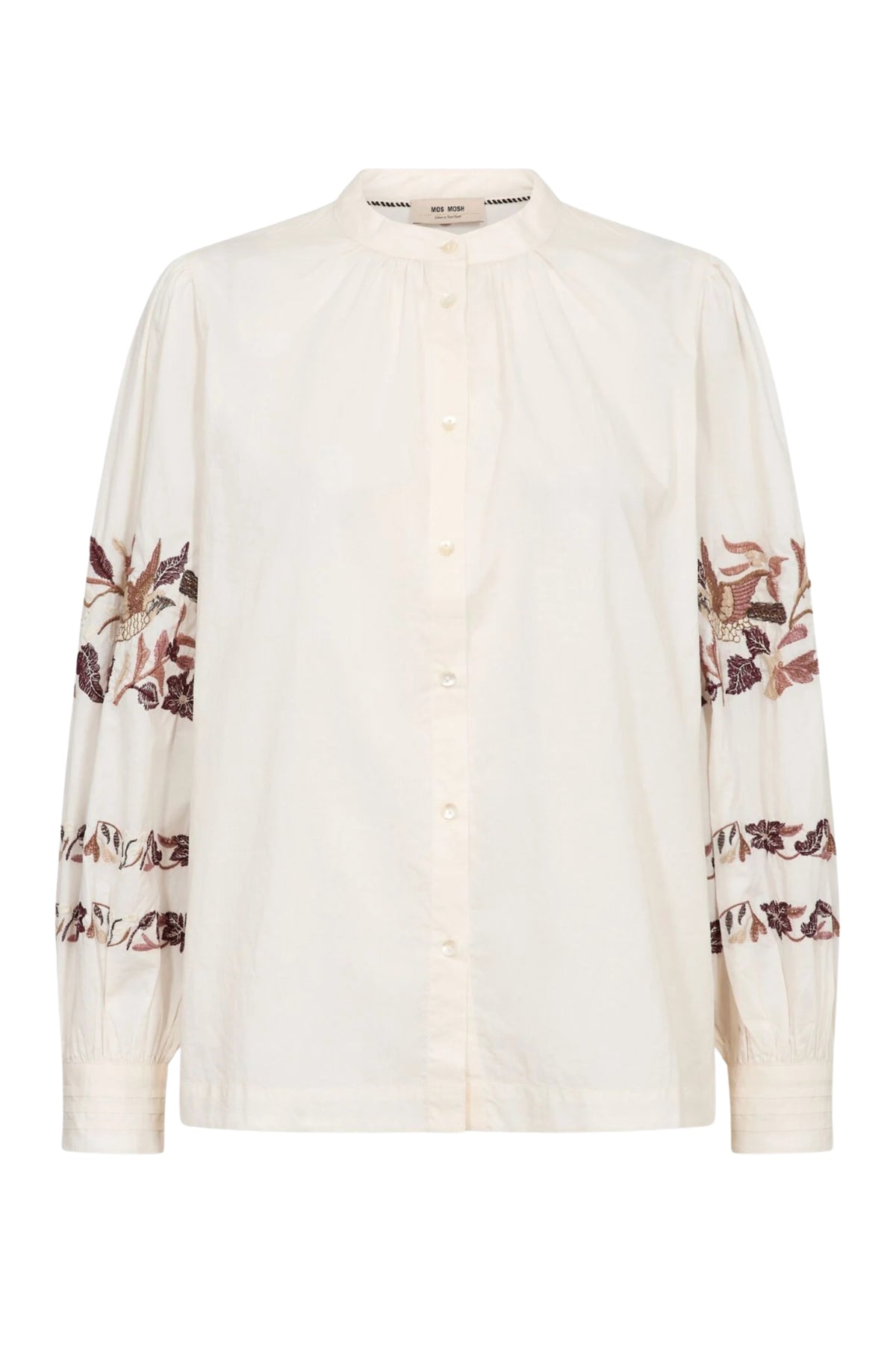 Notto Embroid Shirt - Ecru