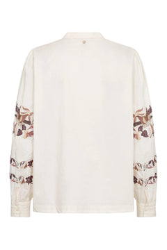 Notto Embroid Shirt - Ecru