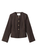 N-Kasaundra Ls Blazer - Chocolate