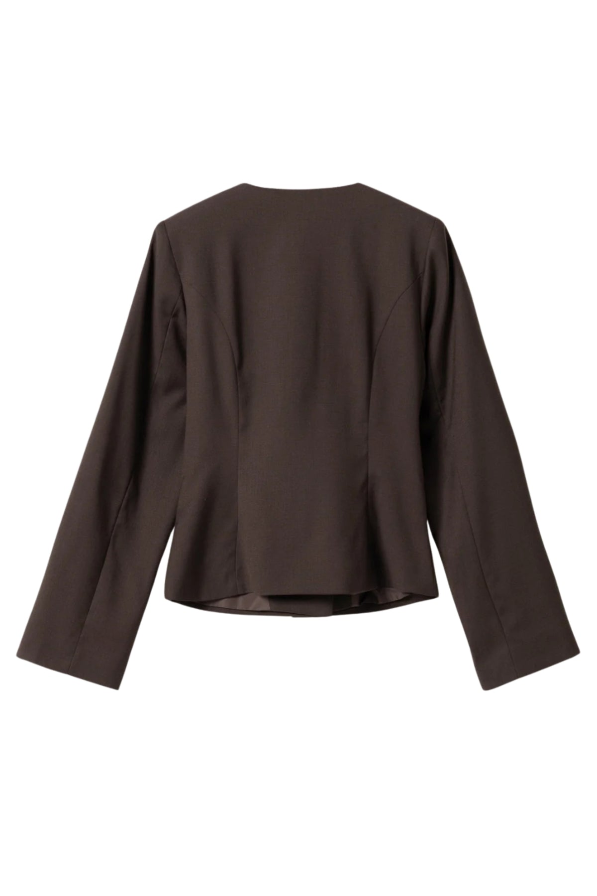 N-Kasaundra Ls Blazer - Chocolate