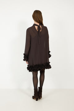 Latania Dress - Chocolate