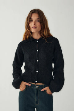 N-Makana Knit Cardigan - Black