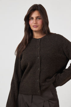 Lulu New Ls Knit Cardigan - Delicioso