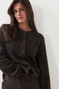Lulu New Ls Knit Cardigan - Delicioso
