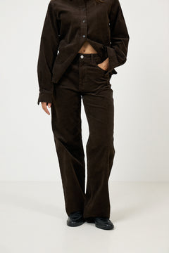 Wide Runa Hw Corduroy Pant - Delicioso