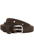 Iona Slim Suede Belt - Delicioso