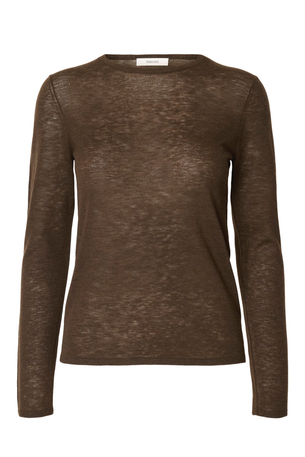 Vendy Ls Knit Wool O-Neck - Delicioso