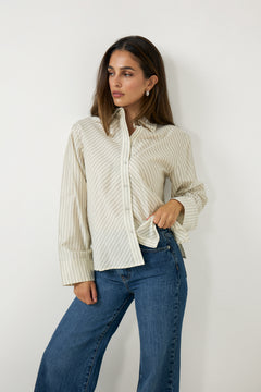 Connie Ls Relaxed Shirt - Egret