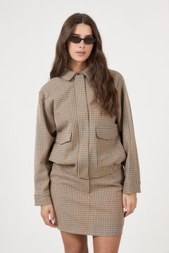 Elara Relaxed Bomber Jacket - Monks Robe