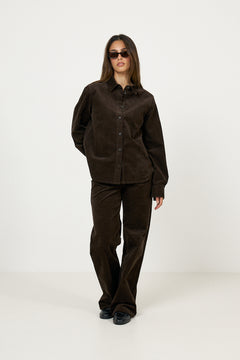 Runa Ls Regular Cord Shirt - Delicioso