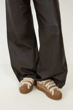 Shearling Low Velcro - Light Beige