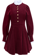 Livunn Cord Dress - Burgundy
