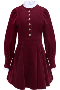 Livunn Cord Dress - Burgundy